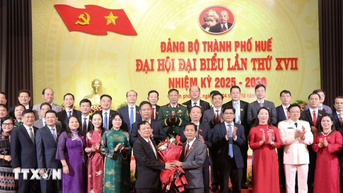 Bế mạc Đại hội đại biểu Đảng bộ thành phố Huế lần thứ XVII
