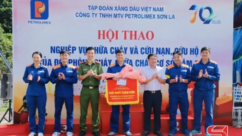 Hội thao nghiệp vụ chữa cháy và cứu nạn cứu hộ của đội phòng cháy, chữa cháy cơ sở