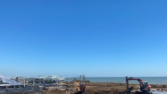 Thiệt hại nặng sau bão số 10, chủ trại nuôi tôm công nghệ cao nỗ lực khắc phục hậu quả