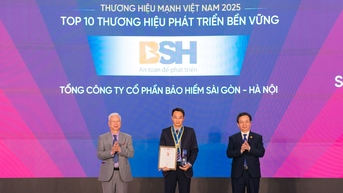 BSH được vinh danh Thương hiệu mạnh Việt Nam 2025