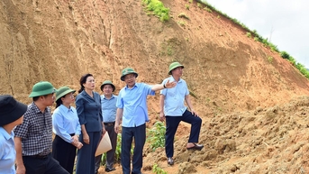Đặt an toàn của người dân lên hàng đầu trước nguy cơ sạt lở