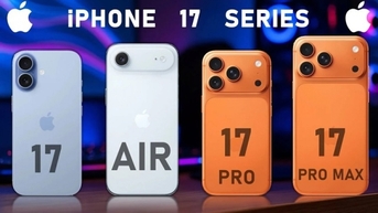 ប្រៀបធៀបថ្មនៅលើ iPhone 17, iPhone 17 Pro, iPhone 17 Pro Max និង iPhone Air