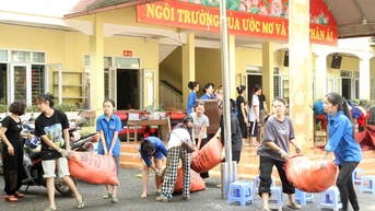 Các trường học khẩn trương khắc phục sau bão, sớm đón học sinh trở lại lớp