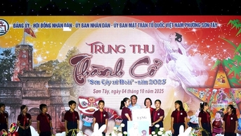 Rực rỡ đêm hội Trung thu Thành cổ Sơn Tây - Xứ Đoài
