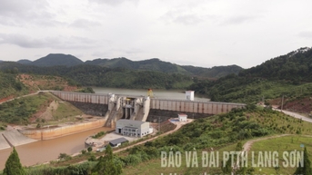 Xả điều tiết hồ chứa nước Bản Lải ứng phó mưa bão số 11