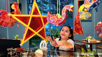 Quán cà phê tại Đồng Nai 'khoác áo' trung thu, tìm về m ký ức tuổi thơ