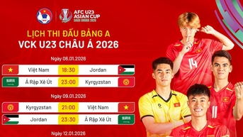 Lịch thi đấu U.23 Việt Nam mới nhất: Đá khung giờ cực ‘lạ’, tại sao VTV không có bản quyền truyền hình?