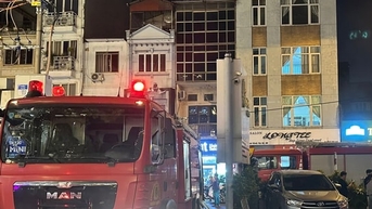 Hà Nội: Cháy tầng 1 ngân hàng ở phường Tây Hồ
