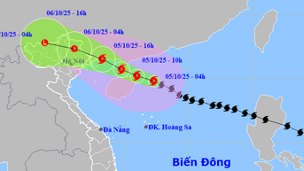 응에안성, 10월 5일 오전 10시부터 모든 선박 및 차량 출항 금지