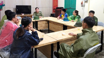 Xã Khánh Yên cấp bách ứng phó bão số 11
