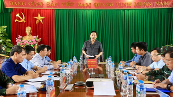 Phó Thủ tướng Chính phủ Trần Hồng Hà làm việc với tỉnh Lào Cai về khắc phục và ứng phó với thiên tai