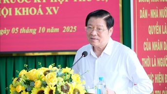 Trưởng Ban Nội chính Trung ương tiếp xúc cử tri tại Lâm Đồng
