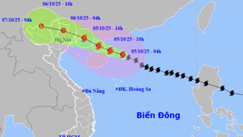 Bão Matmo mạnh cấp 12, giật cấp 15 đang cách Quảng Ninh 550km, chiều nay vào vịnh Bắc Bộ