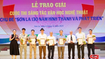 77 tác phẩm đoạt giải cuộc thi sáng tác văn học nghệ thuật chào mừng 130 năm Ngày thành lập tỉnh Sơn La