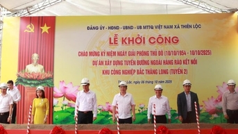Thiên Lộc khánh thành, khởi công nhiều công trình trọng điểm