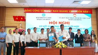 MTTQ và BHXH Lâm Đồng chung tay lan tỏa chính sách an sinh