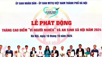 하노이: 2025년 '빈곤층을 위한' 최고 달 10월 30일 시작 예정
