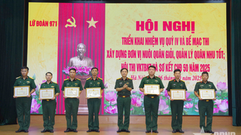 Lữ đoàn 971: Nâng cao chất lượng bảo đảm hậu cần, kỹ thuật thông qua hội thi