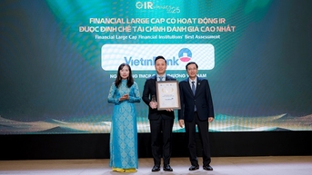 VietinBank (HOSE: CTG) nhận cú đúp giải thưởng “Doanh nghiệp niêm yết có hoạt động Quan hệ nhà đầu tư tốt nhất”