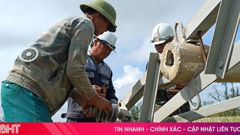 Điện – nước – viễn thông ở Hà Tĩnh cơ bản khôi phục sau bão số 10