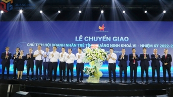 Lễ chuyển giao Chủ tịch Hội Doanh nhân trẻ tỉnh Quảng Ninh khóa VI nhiệm kỳ 2022-2027