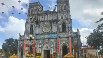 Kiến trúc đặc sắc của nhà thờ cổ Mằng Lăng