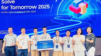 Trường THCS Lý Tự Trọng đoạt giải Ba tại Cuộc thi Solve for tomorrow