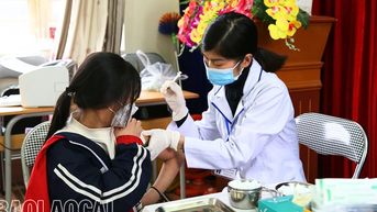 Triển khai kiểm tra tiền sử và tiêm chủng bù cho trẻ em