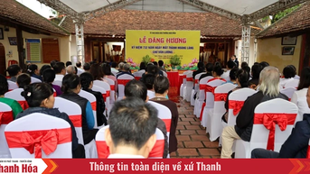 Dâng hương kỷ niệm 732 năm ngày mất Thành hoàng làng Chu Văn Lương