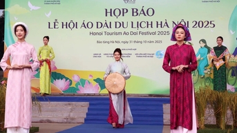 Tỏa sáng tinh hoa di sản tại Lễ hội Áo dài Hà Nội 2025