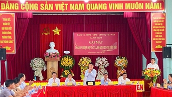 Lâm Đồng: Xã Nam Thành gặp mặt doanh nghiệp, hợp tác xã, hộ kinh doanh tiêu biểu