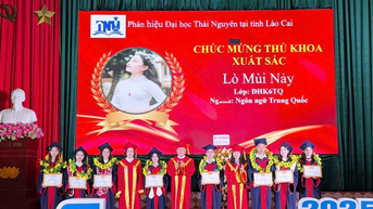 Phân hiệu Đại học Thái Nguyên tại Lào Cai tổ chức Lễ bế giảng và trao bằng tốt nghiệp cho sinh viên