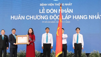 មន្ទីរពេទ្យ Thong Nhat ទទួលបានមេដាយឯករាជ្យថ្នាក់ទី១