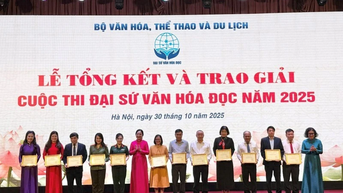 Cuộc thi Đại sứ Văn hóa đọc năm 2025: Gia Lai có 2 tập thể và 1 cá nhân đạt giải