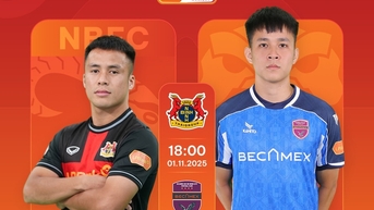 Trực tiếp bóng đá Ninh Bình vs Becamex TP.HCM: Khó cản Hoàng Đức