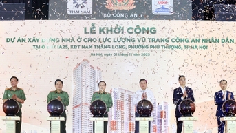Khởi công dự án nhà ở cho lực lượng CAND tại Khu đô thị Nam Thăng Long, Hà Nội