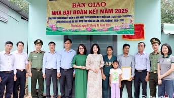 Ấp Thuận Bình sôi nổi tổ chức Ngày hội Đại đoàn kết toàn dân tộc