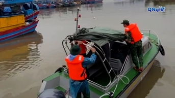 Tìm kiếm thanh niên mất tích ở cảng Sa Kỳ