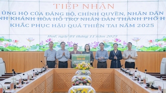 Khánh Hòa hỗ trợ 2 tỷ đồng ủng hộ Huế khắc phục hậu quả mưa lũ