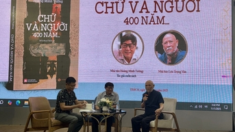 Ra mắt tiểu thuyết 'Chữ và người, 400 năm…'