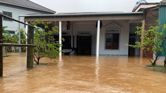 Mưa phổ biến từ 400-900mm, gần 4.300 nhà dân ở Hà Tĩnh bị ngập lụt