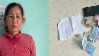 Bắt quả tang đối tượng đánh bạc bằng hình thức bán số lô, đề