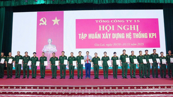 Binh đoàn 15 tập huấn chuyên đề xây dựng và triển khai hệ thống KPI