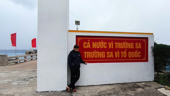 "Gieo chữ" ở Trường Sa