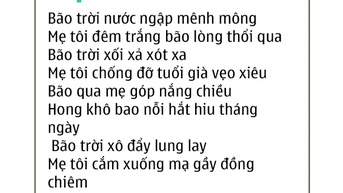 Mẹ và bão