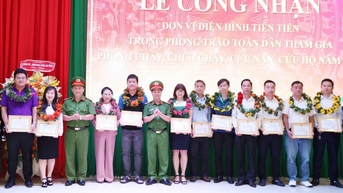 Công nhận 101 đơn vị điển hình tiên tiến trong phong trào Toàn dân tham gia PCCC và CNCH năm 2025
