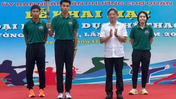 850 VĐV tranh tài tại Đại hội Thể dục thể thao phường Chợ Quán