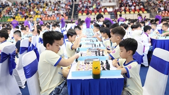 Sân chơi đam mê của các kỳ thủ nhí