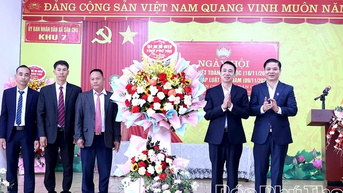 Ngày hội Đại đoàn kết toàn dân ở khu dân cư số 7, xã Dân Chủ