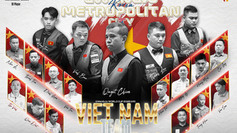 Billiards: Cơ thủ Việt Nam 'đổ bộ' Hàn Quốc, Trần Quyết Chiến được đặc cách